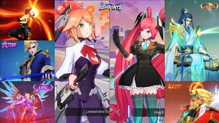 8 UPCOMING SKINS GAMEPLAY | FANNY AND LAYLA ANIME SKINS | ZILONG COLLECTOR | SUN LUNAR FEST | MLBB