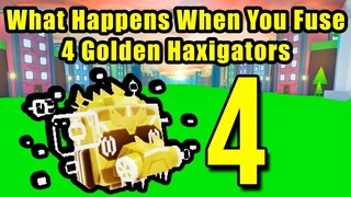 What Happens When You Fuse 4 Golden Haxigator in Pet Simulator X