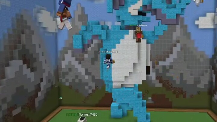 [Minecraft Building Competition] Pea's Laughing Legend: Step on the Back!