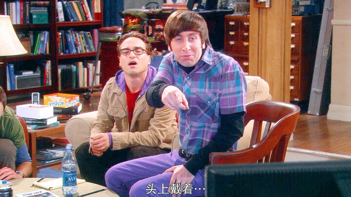 【TBBT】痴汉们一起看超模，华仔：这个就是我老婆