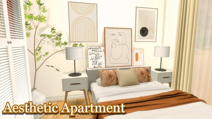 Aesthetic Apartment  | The Sims 4 SpeedBuild
