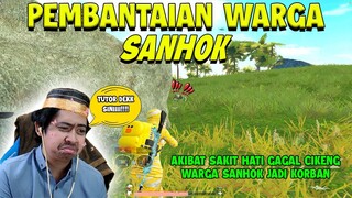 MATCH PANAS ADU TUTORIAL !!! PEMBANTAIN WARGA SANHOK BAR-BAR DI TEMPAT RAMAI!!!    | PUBG Mobile