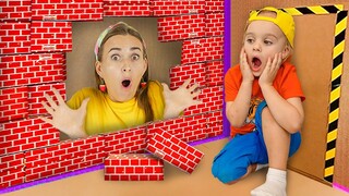 Giant Fort Box Maze Challenge