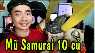 Tín Dubai đập hộp mũ Samurai cực chất