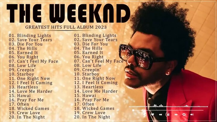 The Weeknd Song Playlist 2024