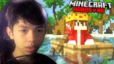 I Survived 50 Hours In A Deserted Island in Minecraft (Tagalog)