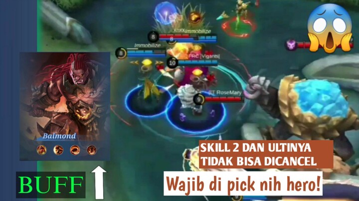 TIDAK BISA DICANCEL SKILL 2 DAN ULTINYA, WAJIB DI PICK NIH HERO! - Review Hero Buff Balmond MLBB