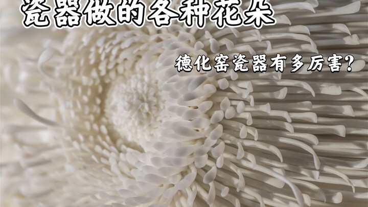 Mind-blowing! Flowers crafted from porcelain—Chinese artisans are taking porcelain to a whole new le