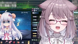 Japanese cat teasing sheep online