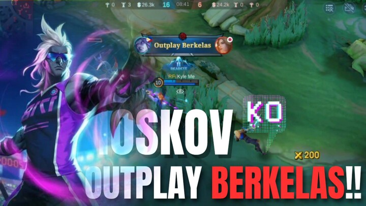 MLBB: MOSKOV OUTPLAY BERKELAS😱😱