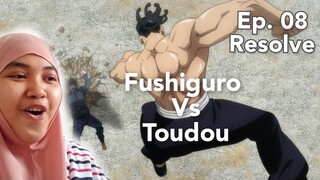 Fushiguro vs Toudo || Reaction to Jujutsu Kaisen episode 8