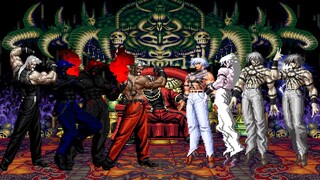 KOF MUGEN: TEAM RUGAL VS TEAM OROCHI!!!