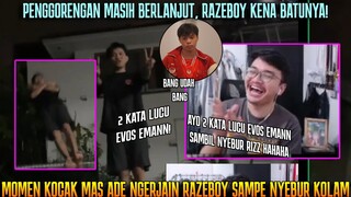 RAZEBOY DISURUH TERIAK"2 KATA LUCU EVOS EMANN" | DIGORENG SAMA MAS ADE SAMPE GOSONG