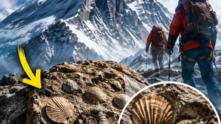 why Ocean part top at the mountain Everest