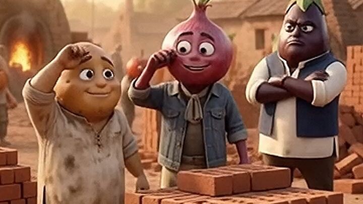 ai fruit cartoon story 💖🌺