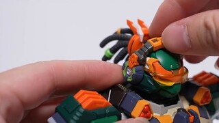 Walking arsenal! Fireboy Animation Michelangelo Mecha Ninja Turtles Ninja Turtles alloy finished mod