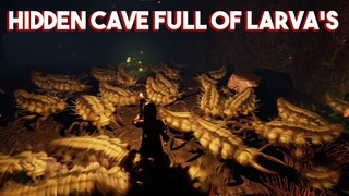 Grounded Farming Larva Parts, Bombs In Action - Spade Gulch Location (Secret Hidden Cave)