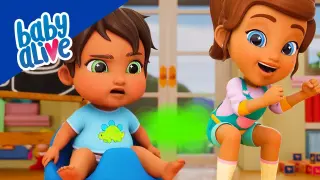 Baby Alive Official 🚽 Let's Go Potty Babies! 💩 Kids Videos 💕