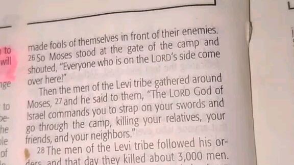 Daily Verse.        Exodus 32:25-29