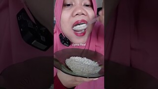 DYMA |ASMR RAW RICE EATING |Makan Beras | asmrrawriceeating| #asmrsounds  #asmr #shorts #mukbang(1)