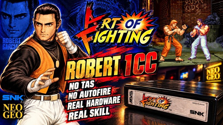 [NEO GEO][MVS] Art of Fighting - Robert - in Real Hardware