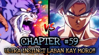 DBS Chapter 59 [Part1] Nagsimula na ang laban!! Ultra Instinct laban kay moro!!