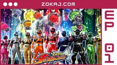 【Zokaj.com - English Sub】 Uchuu Sentai Kyuranger Episode 01