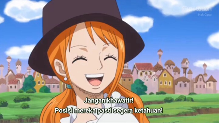 moment nami nemuin luffy🥰