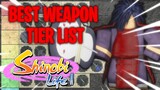 BEST WEAPON IN SHINOBI LIFE 2 TIER LIST |  Shinobi Life 2 RPG