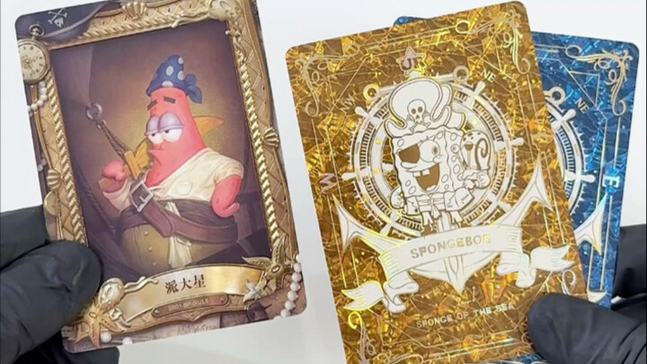 卡游海绵宝宝妙趣时光收藏卡！包欧的！