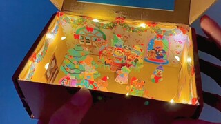 快递盒改造！变身礼物盒！