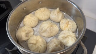 Weirdly shaped fountain dumplings