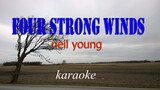 four strong winds (neil young)-karaokey!