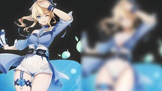 【原神】琴团长泳装改