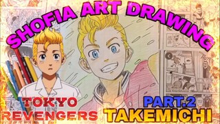 drawing anime tokyo revengers karakter takemichi part.2