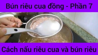 Cách Nấu Bún Riêu Cua Đồng #7