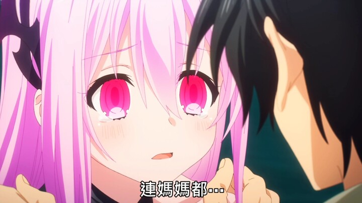 The male protagonist has even forgotten his memory of his mother. I guess the pink-haired girl will 