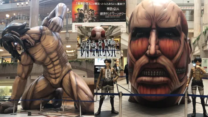 Anime Sculpture | Attack on Titans Special Exhibit Yokohama Japan