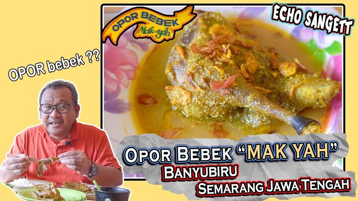 Nikmatnya Kuliner Nusantara !! OPOR BEBEK MAK YAH | Kuliner Tradisional | Banyu Biru Jawa Tengah