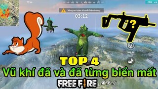 Free Fire | TOP 4 Vũ khí đã và đã từng biến mất trong Free Fire ( Phần 1 ) | Đăng SÓC TV