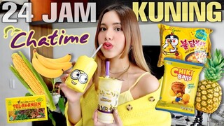 24 JAM MAKAN YANG WARNA KUNING AJA!!