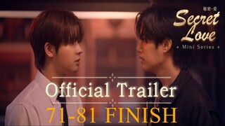 Secret Love Mini Series E71~E81 Thai BL FINISH