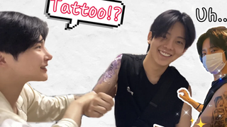SUB) ไปสักโดยที่แฟนไม่รู้และดูปฏิกิริยาของเขา รอยสักแอบดูปฏิกิริยาของเขา!