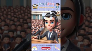พี่ฟิล์มไม่อยากไปโรงเรียน | giveUAtoy story #การ์ตูน #shorts
