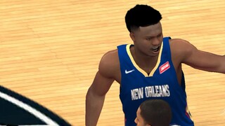 Nba 2k20 mod to 2k22 - Zion Williamson - Jordan Player of the Game - Highlights