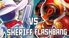 ADU MEKANIK! SHERIFF VS FLASHBANG!