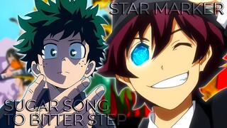 Star Marker x Sugar Song to Bitter Step Mashup (My Hero Academia & Kekkai Sensen) [REMAKE - 4K]