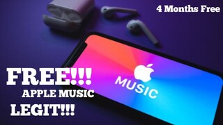 FREE APPLE MUSIC LEGIT! TUTORIAL