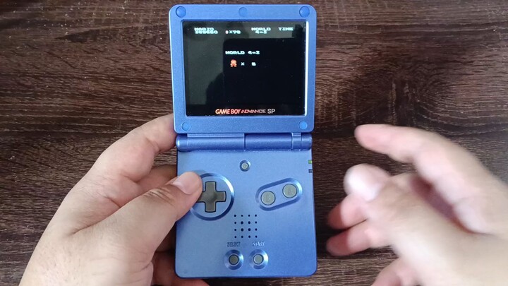 Super Mario Bros - the lost level on GBA SP World 4-3