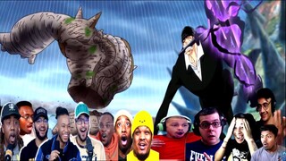 Zoro Cuts Pica with Three Sword Style!! REACTION MASHUP
